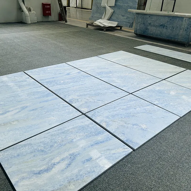 Blauw kristal marmer accent wandtegels