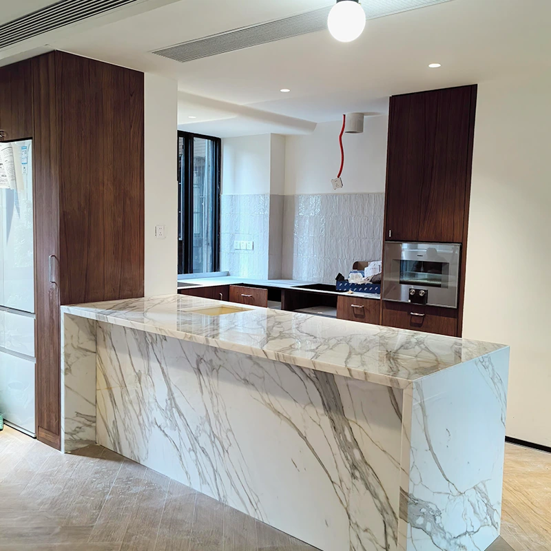 Calacatta Gold marmeren aanrecht